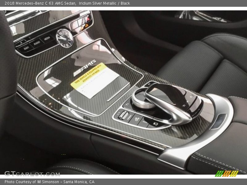 Iridium Silver Metallic / Black 2018 Mercedes-Benz C 63 AMG Sedan