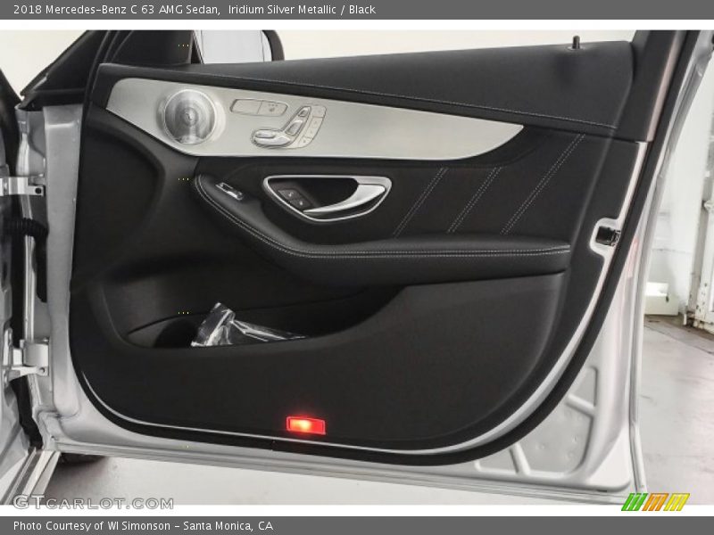 Iridium Silver Metallic / Black 2018 Mercedes-Benz C 63 AMG Sedan