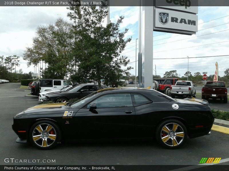 Pitch Black / Black 2018 Dodge Challenger R/T Scat Pack