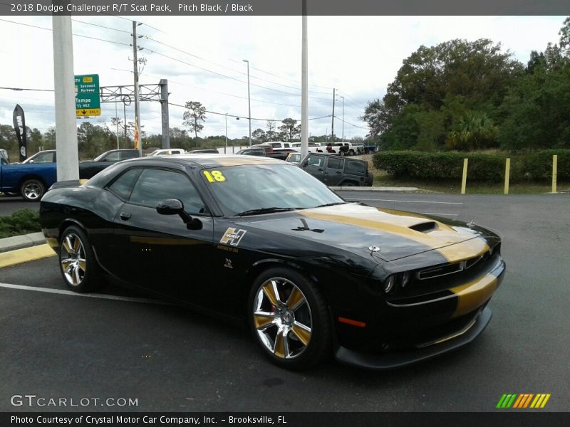 Pitch Black / Black 2018 Dodge Challenger R/T Scat Pack