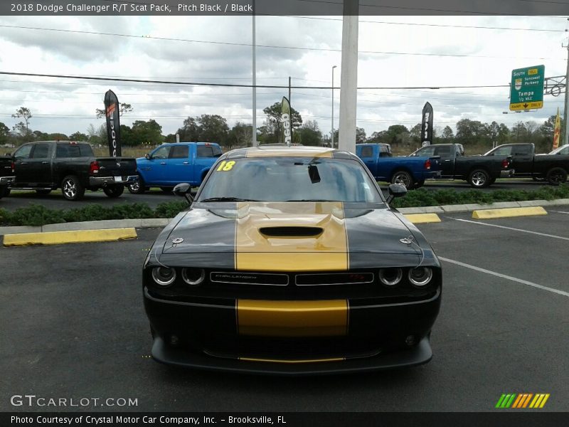 Pitch Black / Black 2018 Dodge Challenger R/T Scat Pack