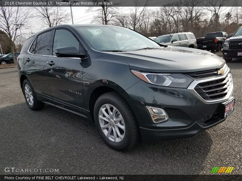 Nightfall Gray Metallic / Jet Black 2018 Chevrolet Equinox LT