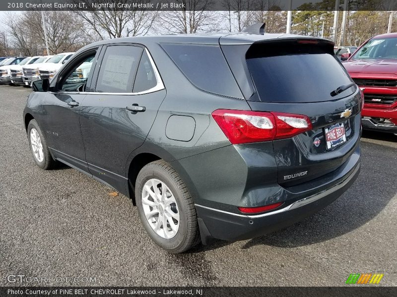 Nightfall Gray Metallic / Jet Black 2018 Chevrolet Equinox LT