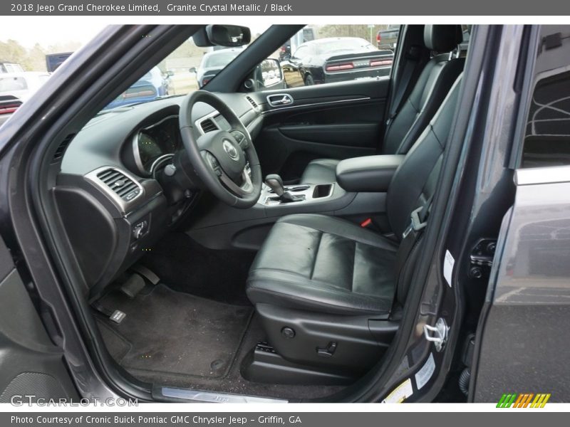 Granite Crystal Metallic / Black 2018 Jeep Grand Cherokee Limited