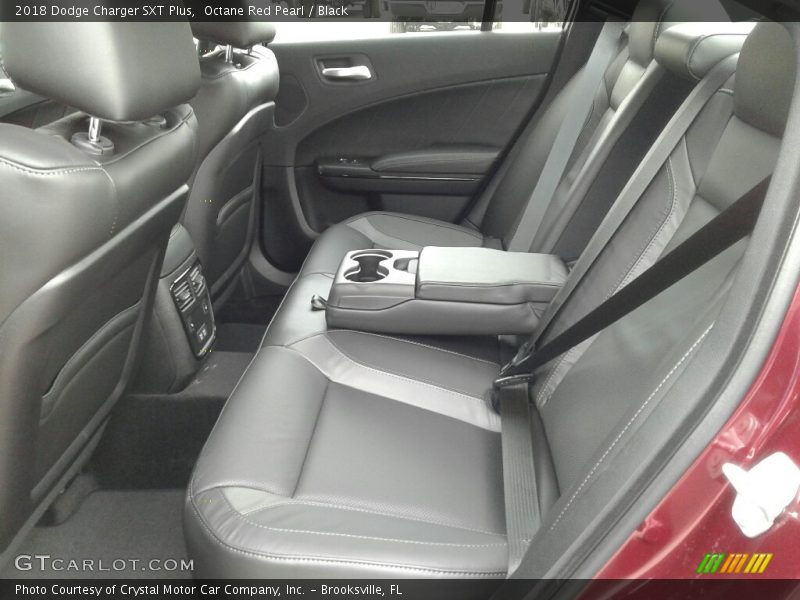 Octane Red Pearl / Black 2018 Dodge Charger SXT Plus