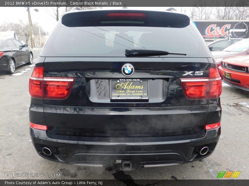Carbon Black Metallic / Black 2012 BMW X5 xDrive35i Premium