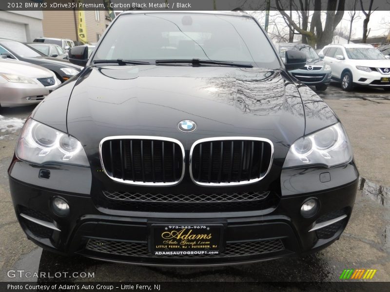 Carbon Black Metallic / Black 2012 BMW X5 xDrive35i Premium