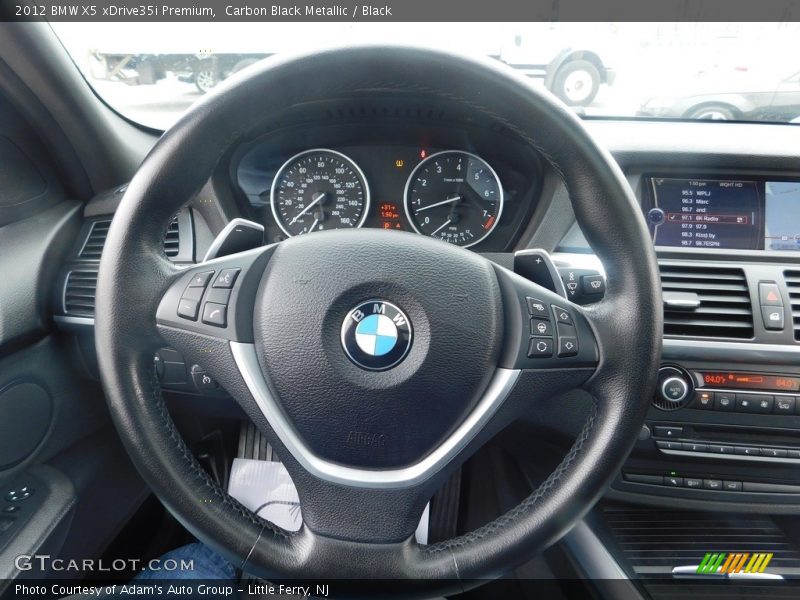 Carbon Black Metallic / Black 2012 BMW X5 xDrive35i Premium