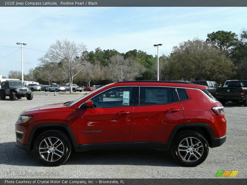 Redline Pearl / Black 2018 Jeep Compass Latitude