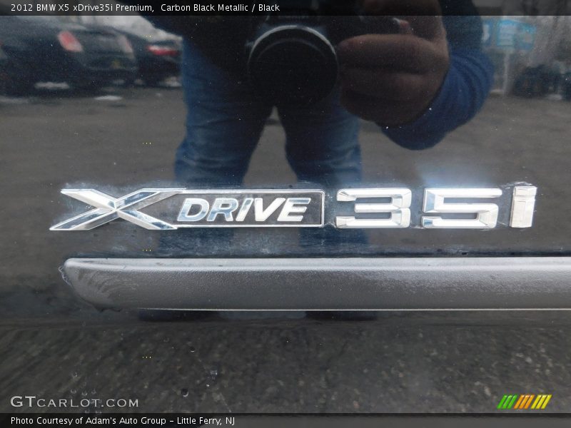 Carbon Black Metallic / Black 2012 BMW X5 xDrive35i Premium