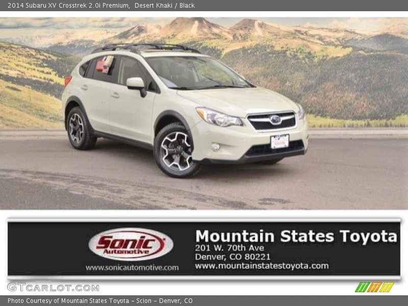 Desert Khaki / Black 2014 Subaru XV Crosstrek 2.0i Premium
