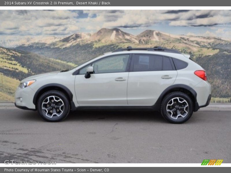 Desert Khaki / Black 2014 Subaru XV Crosstrek 2.0i Premium