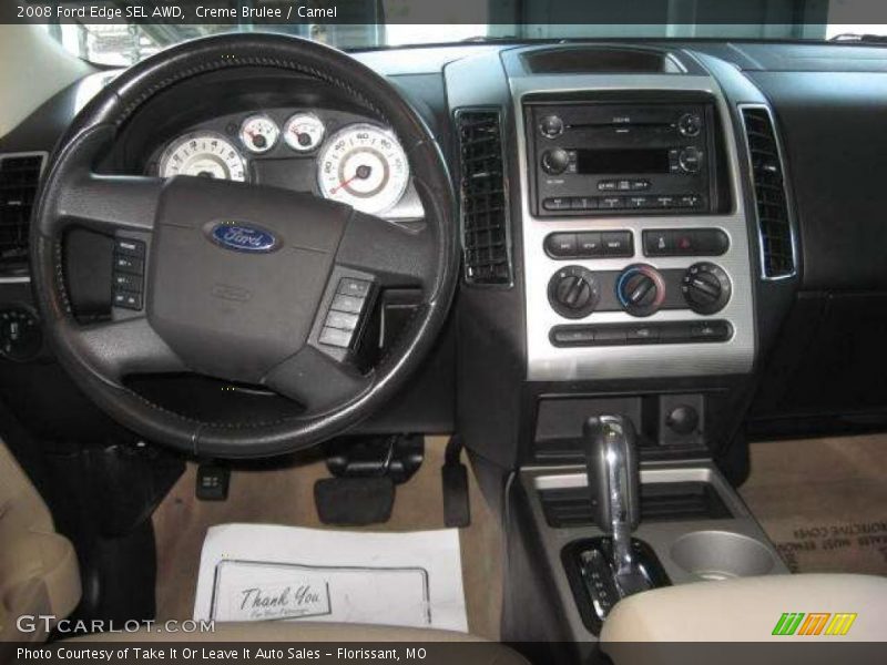 Creme Brulee / Camel 2008 Ford Edge SEL AWD