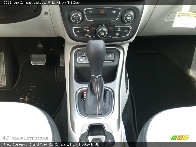 White / Black/Ski Gray 2018 Jeep Compass Latitude
