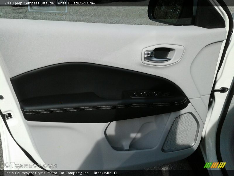 White / Black/Ski Gray 2018 Jeep Compass Latitude