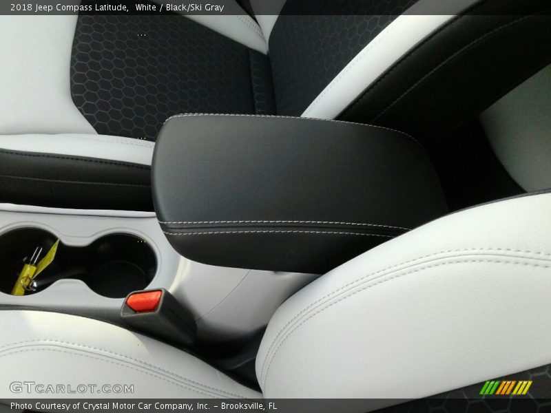 White / Black/Ski Gray 2018 Jeep Compass Latitude