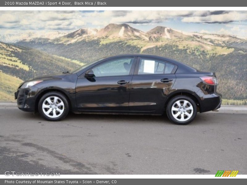 Black Mica / Black 2010 Mazda MAZDA3 i Sport 4 Door