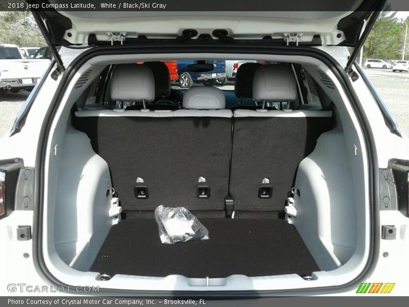 White / Black/Ski Gray 2018 Jeep Compass Latitude