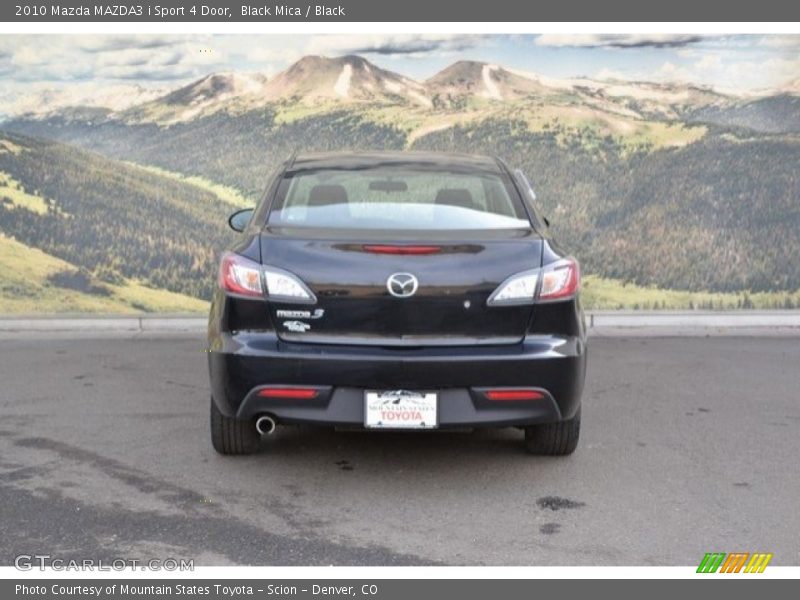 Black Mica / Black 2010 Mazda MAZDA3 i Sport 4 Door