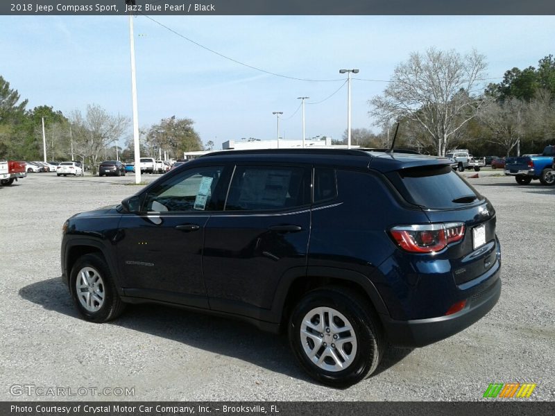 Jazz Blue Pearl / Black 2018 Jeep Compass Sport