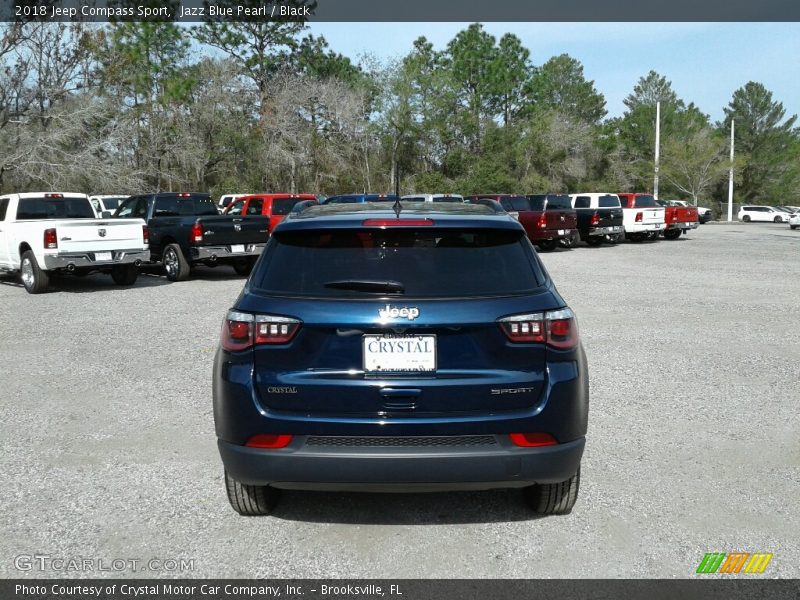 Jazz Blue Pearl / Black 2018 Jeep Compass Sport