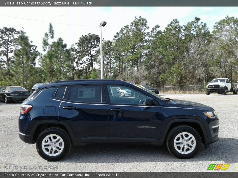 Jazz Blue Pearl / Black 2018 Jeep Compass Sport