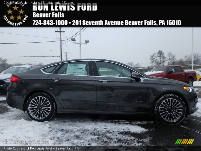 Magnetic / Ebony 2018 Ford Fusion Hybrid SE