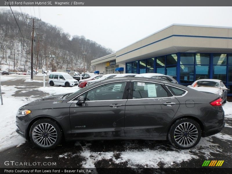 Magnetic / Ebony 2018 Ford Fusion Hybrid SE