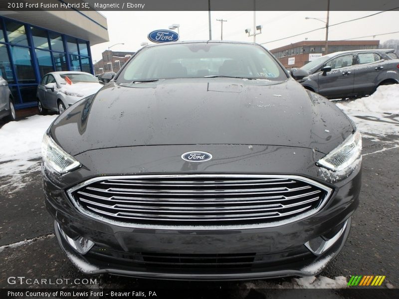 Magnetic / Ebony 2018 Ford Fusion Hybrid SE