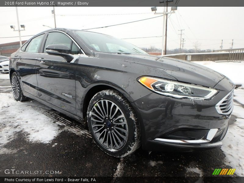 Magnetic / Ebony 2018 Ford Fusion Hybrid SE