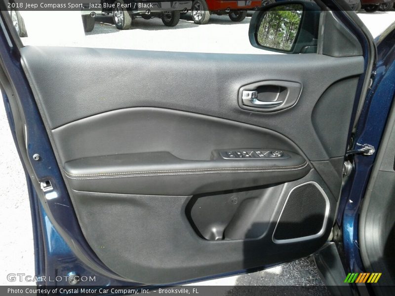 Jazz Blue Pearl / Black 2018 Jeep Compass Sport
