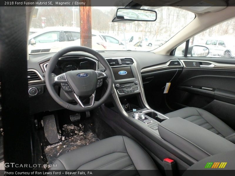 Magnetic / Ebony 2018 Ford Fusion Hybrid SE