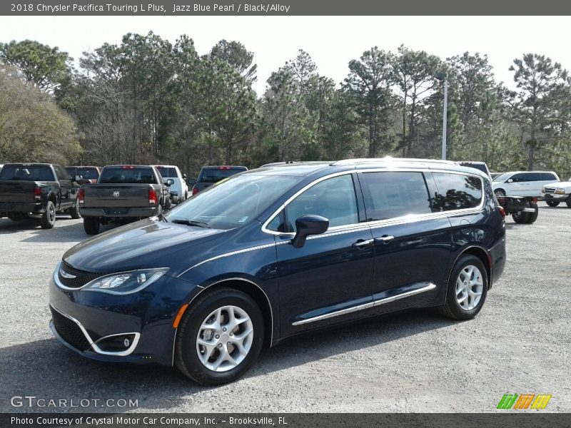 Jazz Blue Pearl / Black/Alloy 2018 Chrysler Pacifica Touring L Plus