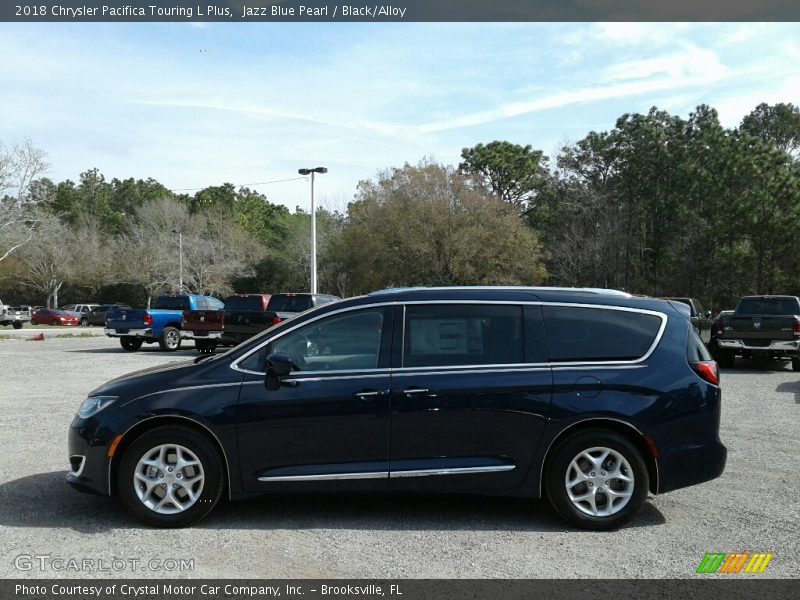 Jazz Blue Pearl / Black/Alloy 2018 Chrysler Pacifica Touring L Plus