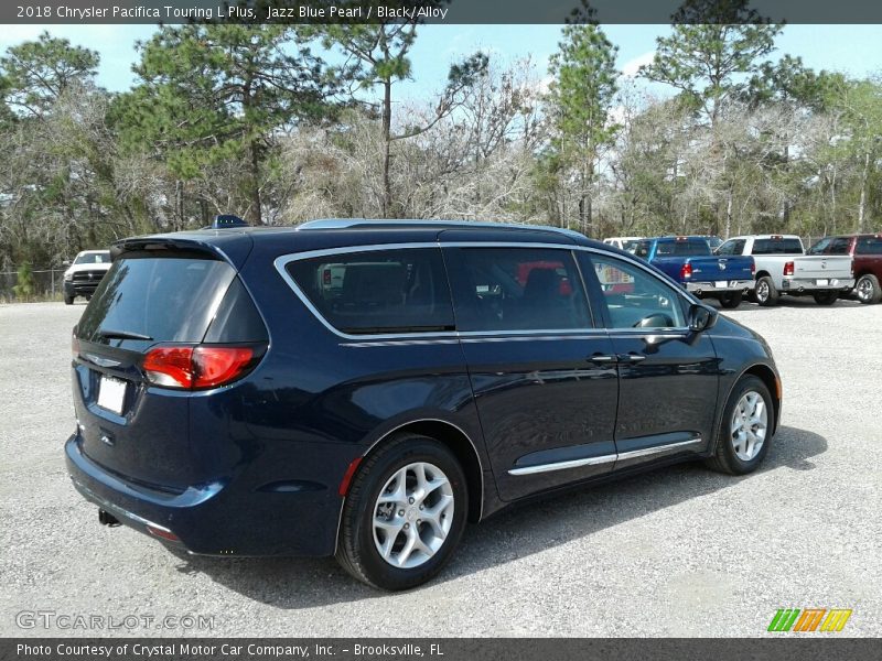 Jazz Blue Pearl / Black/Alloy 2018 Chrysler Pacifica Touring L Plus