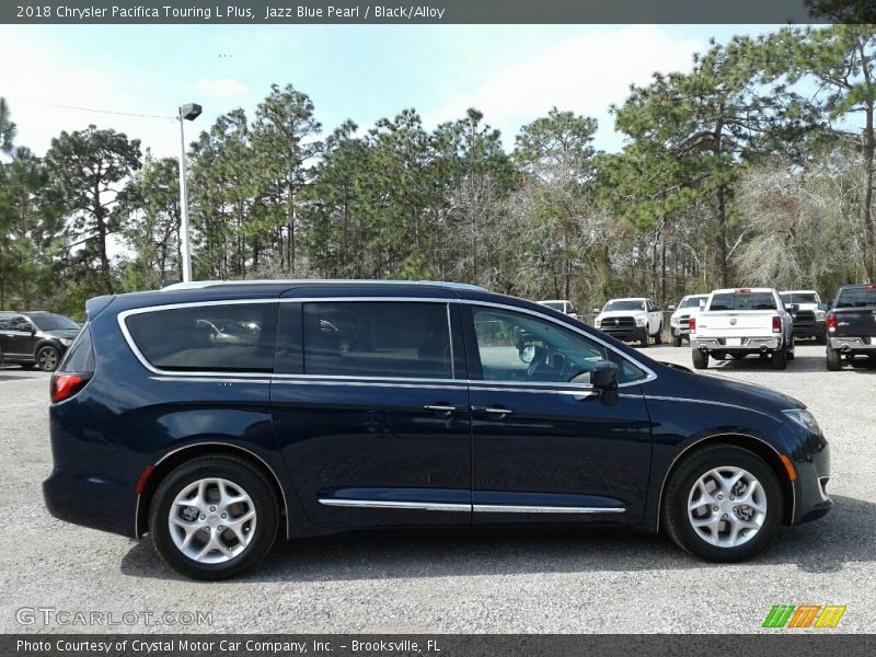 Jazz Blue Pearl / Black/Alloy 2018 Chrysler Pacifica Touring L Plus