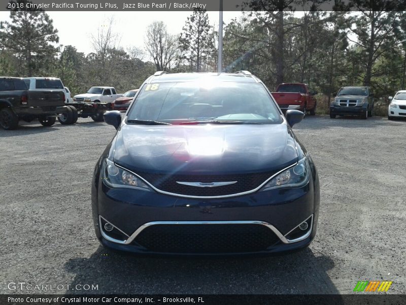 Jazz Blue Pearl / Black/Alloy 2018 Chrysler Pacifica Touring L Plus
