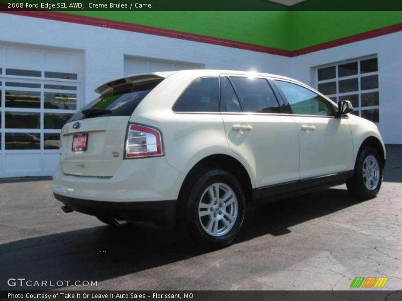 Creme Brulee / Camel 2008 Ford Edge SEL AWD