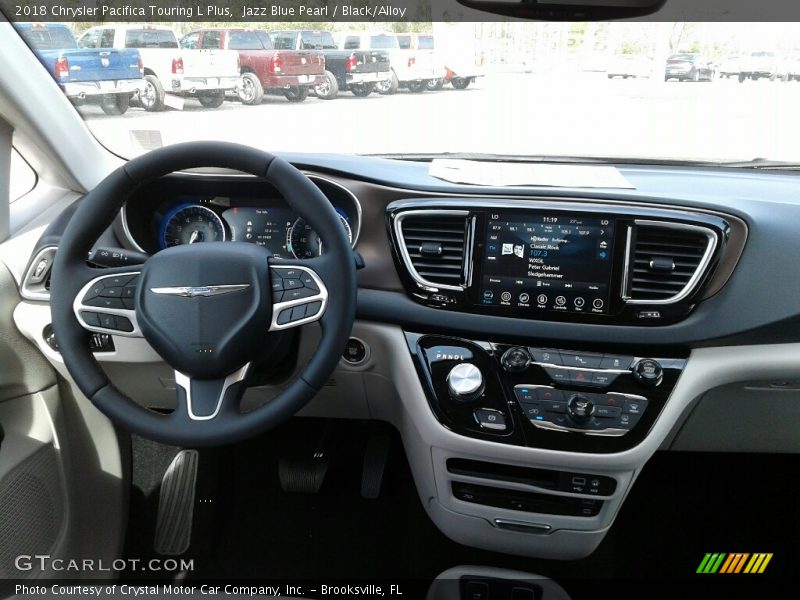 Jazz Blue Pearl / Black/Alloy 2018 Chrysler Pacifica Touring L Plus