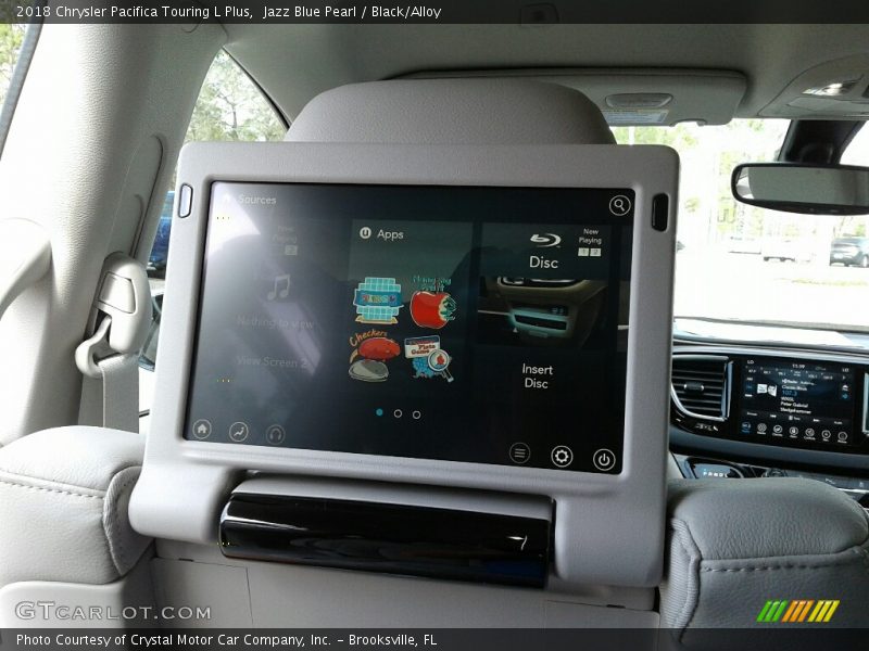 Jazz Blue Pearl / Black/Alloy 2018 Chrysler Pacifica Touring L Plus