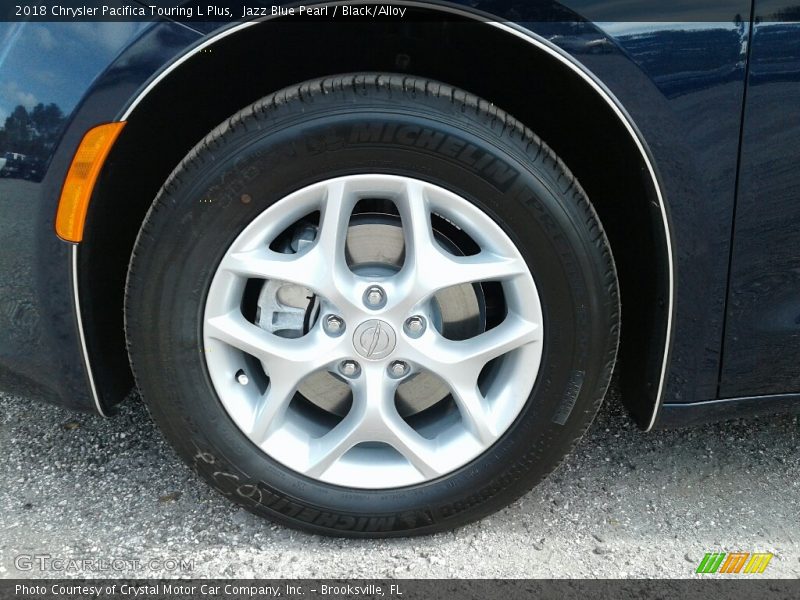 Jazz Blue Pearl / Black/Alloy 2018 Chrysler Pacifica Touring L Plus