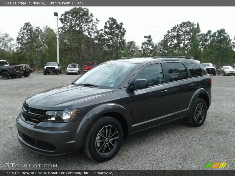 Granite Pearl / Black 2018 Dodge Journey SE