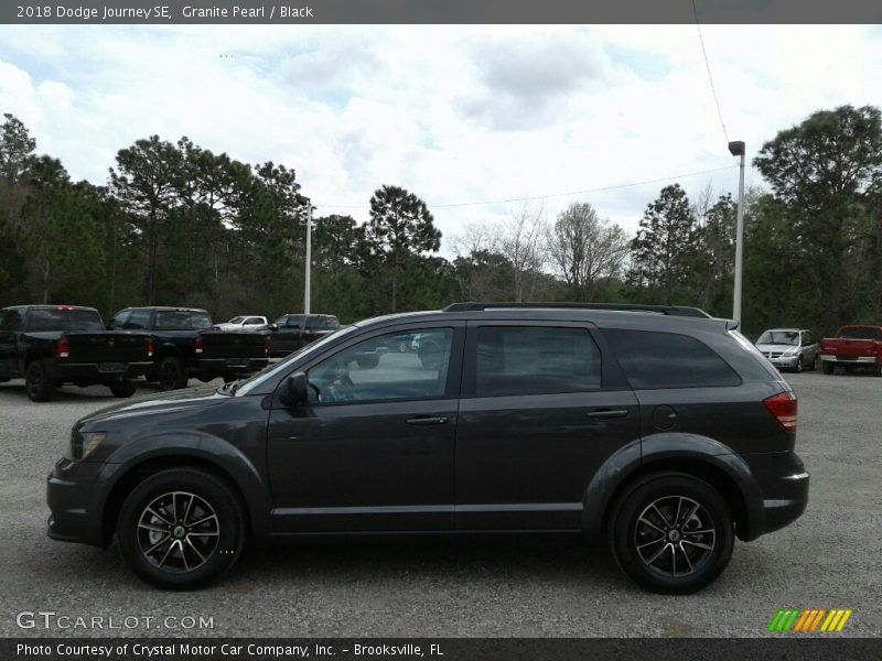 Granite Pearl / Black 2018 Dodge Journey SE