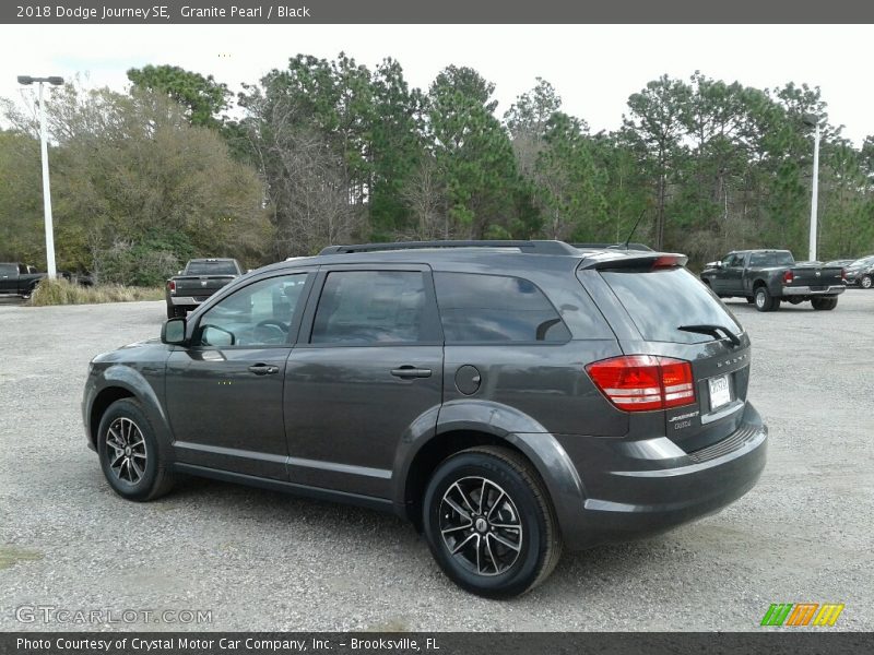 Granite Pearl / Black 2018 Dodge Journey SE