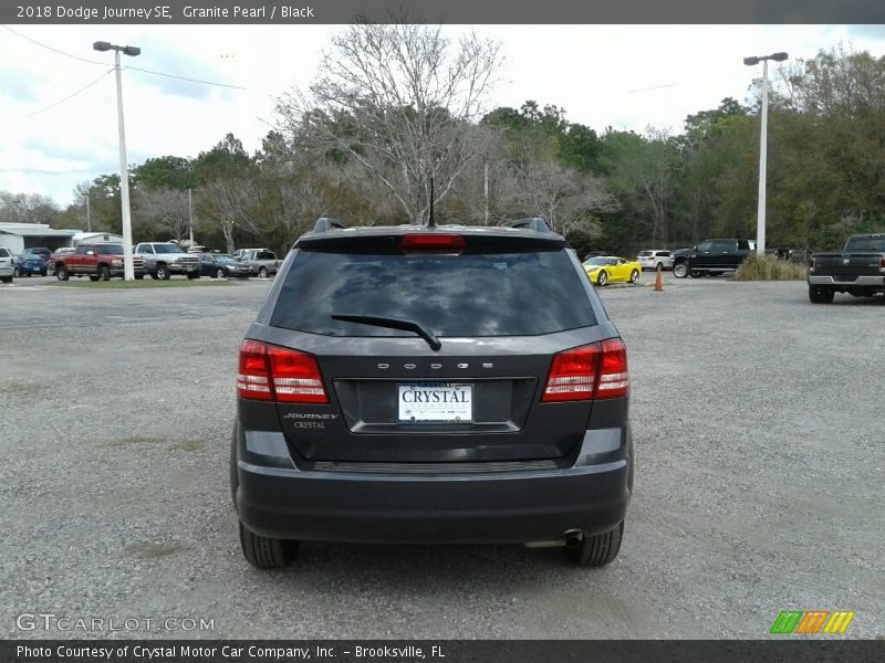 Granite Pearl / Black 2018 Dodge Journey SE