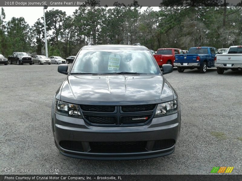 Granite Pearl / Black 2018 Dodge Journey SE
