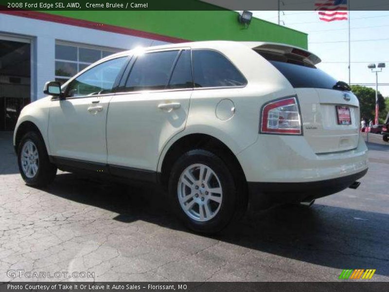 Creme Brulee / Camel 2008 Ford Edge SEL AWD
