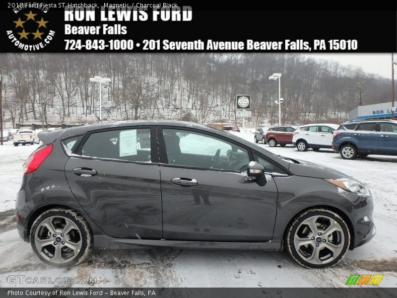 Magnetic / Charcoal Black 2018 Ford Fiesta ST Hatchback