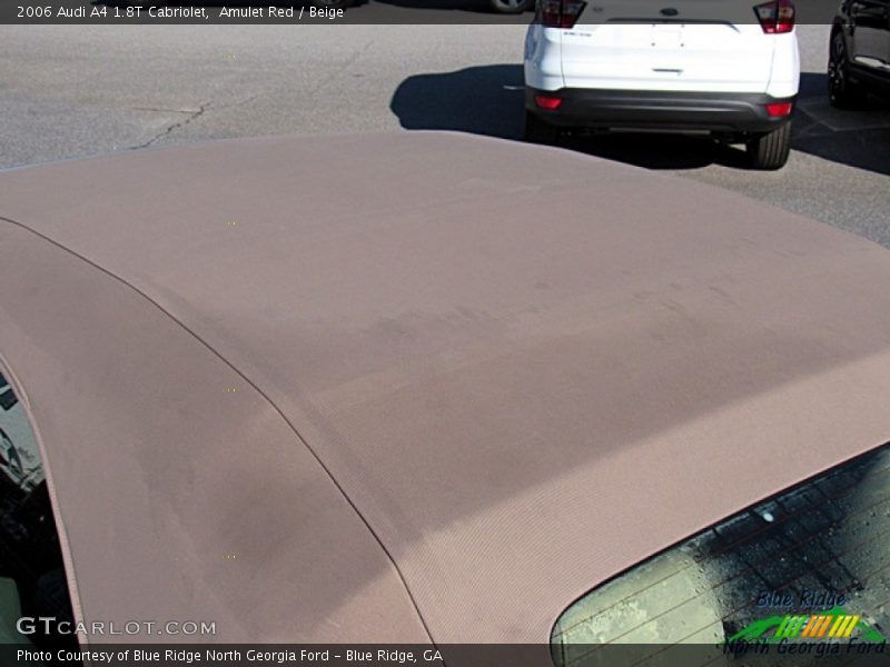 Amulet Red / Beige 2006 Audi A4 1.8T Cabriolet