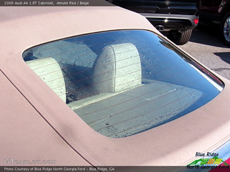 Amulet Red / Beige 2006 Audi A4 1.8T Cabriolet